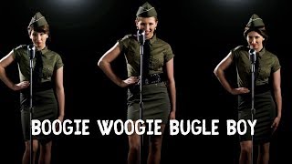 BOOGIE WOOGIE BUGLE BOY music video  Michelle Creber x3 [upl. by Cirdla]