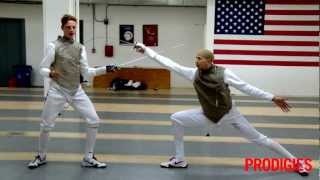 How To Fence The Basics of Fencing Taught by Olympians [upl. by Ciredor672]