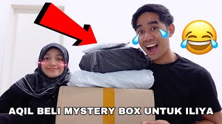 AQIL BELI MYSTERY BOX UNTUK ILIYA 😂 TERKEJUT [upl. by Enilesoj751]