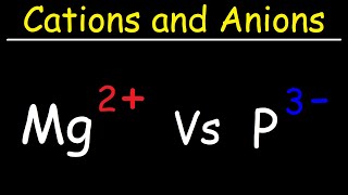 Cations and Anions Explained [upl. by Nerrawed]