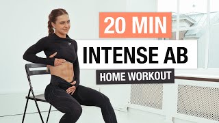 20 MIN INTENSE AB WORKOUT  24day FIT challenge [upl. by Pinebrook]