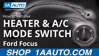 How to Replace Heater amp AC Mode Switch 0007 Ford Focus [upl. by Arriaes174]