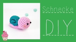 Schnecke häkeln 🌳 Do it Yourself Amigurumi  kleine Waldbewohner  by justMiko [upl. by Ylehsa293]