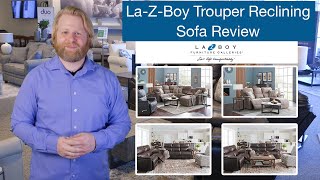 LaZBoy Trouper Reclining Sofa  Sofa Review 17 [upl. by Cornelie360]