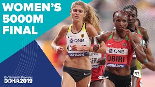 Womens 5000m Final  World Athletics Championships Doha 2019 [upl. by Conrade]