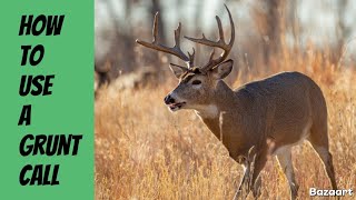 How to use the Deer Grunt call [upl. by Ruella309]