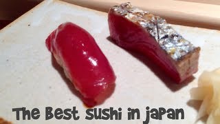 The Best Sushi in Japan [upl. by Cyprio]