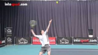 Tennis Serve Slice Serve Technique [upl. by Dry]