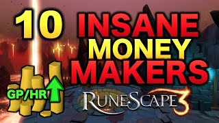 10 Insane High Level Money Making Methods RuneScape 3 [upl. by Modesta]