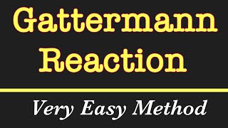 Gattermann Reaction  Very Easy Method  Super Trick [upl. by Ennahtebazile]