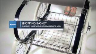 Inglesina Classica Pram Demo [upl. by Sarson828]