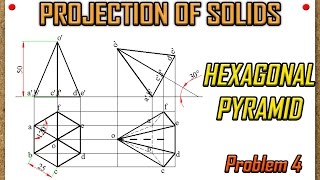 Projection of SolidsProblem 4 in Powerpoint [upl. by Standush68]