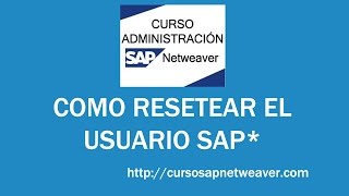 Como resetear en SAP la contraseña del usuario SAP [upl. by Goldman340]