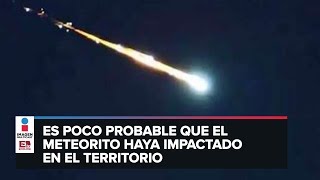 Ilumina meteorito el cielo mexicano en varios estados [upl. by Guinna484]