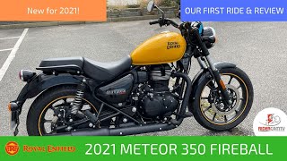 Royal Enfield Meteor 350  Our First Ride and Review [upl. by Amzaj]