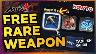 Mir4 Poison Seeker Tagalog Tutorial FREE rare weapon [upl. by Elinet]