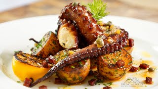 Grilled Spanish Octopus – Bruno Albouze [upl. by Joann436]