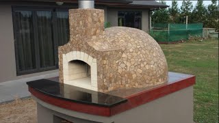 Wood Fired Pizza Oven Construction How we built our Pompeii dome pizza oven 2015 [upl. by Dworman]