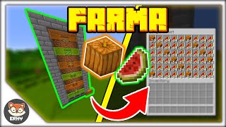 NAJLEPSZA FARMA DYŃMELONÓW W MINECRAFT [upl. by Eelyrehc]