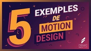 5 exemples de motion design [upl. by Adnohsat]