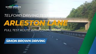 Telford Driving Test Route  TRENCH LOCK amp ARLESTON LANE [upl. by Nilyad869]