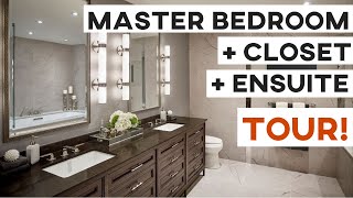 MASTER BEDROOM  CLOSET  ENSUITE TOUR [upl. by Terchie71]