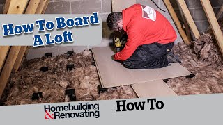 How to Board a Loft  ADVICE  Homebuilding [upl. by Leummas]