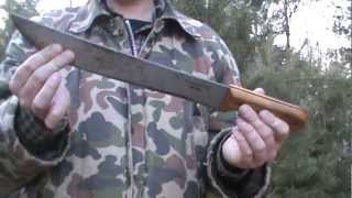 Tramontina 12quot Machete Review [upl. by Adeehsar]