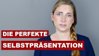 Vorstellungsgespräch Die perfekte Selbstpräsentation  Beispiel [upl. by Reldnahc]