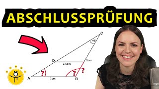 ABSCHLUSSPRÜFUNG Realschule Mathe – Bayern Strahlensatz Sinussatz Winkel [upl. by Olmstead]