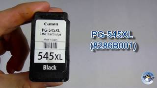 How to Refill Canon PG545XL 8286B001 Black Ink Cartridge [upl. by Joellyn]