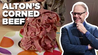 Alton Browns Corned Beef Recipe  Good Eats  Food Network [upl. by Demetre]