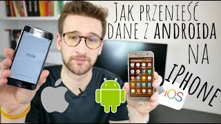 Jak PRZENIEŚĆ dane z ANDROIDA na 📲IPHONA🍎❓ [upl. by Aicilet]