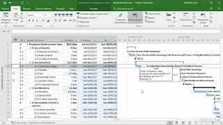 Project 2016 avanzado  17 Dividir una tarea con Project 2016 [upl. by Anirrok492]