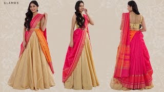 How To Drape Your Saree With A Lehenga  Silk Saree Hack [upl. by Nnomae]