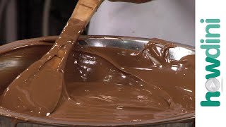 Melting chocolate How to melt and temper chocolate [upl. by Etteloc]