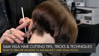 How To Trim The Neckline To Add Balance And Visual Focus [upl. by Amadas]