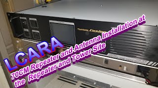 LCARA HAM Radio 70CM Repeater and Antenna Installation [upl. by Petronella]