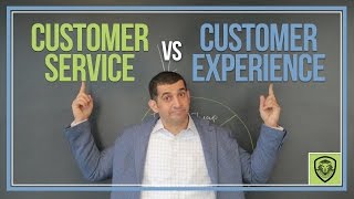 Customer Service Vs Customer Experience [upl. by Voltz]