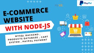 Node JS Build Ecommerce Website nodejs [upl. by Daveda]