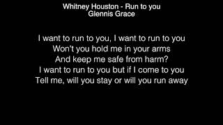 Glennis Grace  Run to you Lyrics Whitney Houston AGT 2018 [upl. by Annagroeg858]