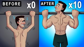 Go from 0 to 10 PullUps FAST [upl. by Leumel]