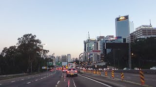 Warringah Freeway amp Sydney Harbour Bridge  Sydney NSW [upl. by Anizor21]