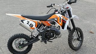 Fastest 50cc Pit Bike  NRG 50 GTS  KTM REPLICA from Nitro Motors [upl. by Ramilahs]