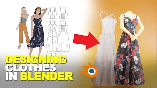 how to design clothes inside blender [upl. by Ferretti373]