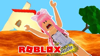 Sobreviviendo el suelo es lava  Momentos divertidos Roblox en español [upl. by Neirual]