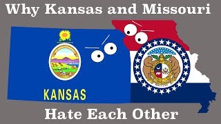 Why Kansas Hates Missouri  State Rivalries [upl. by Ennayd]