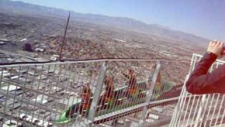 XScream  Las Vegas MOST EXCITING Roller Coaster [upl. by Ayenat46]