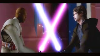 Anakin Kills Mace Windu Alternate Duel [upl. by Issiah13]