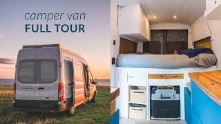 The Tour  Ford Transit Camper Van Conversion [upl. by Sesiom]